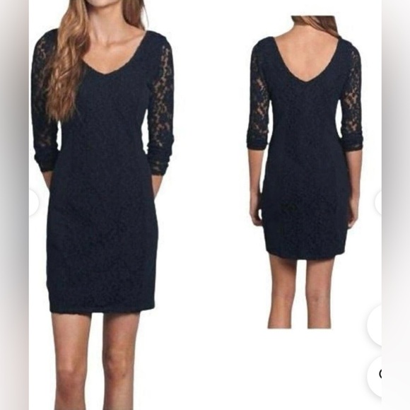 Abercrombie & Fitch navy dress - Picture 3 of 3